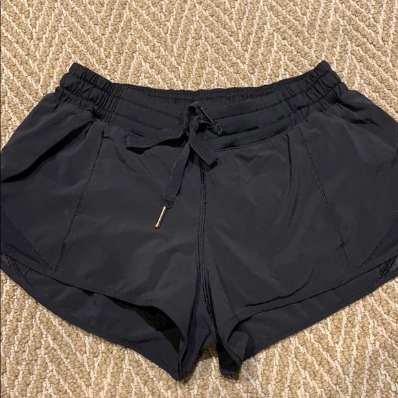 lululemon athletica Pants - COPY - Black lululemon shorts with drawstring 6